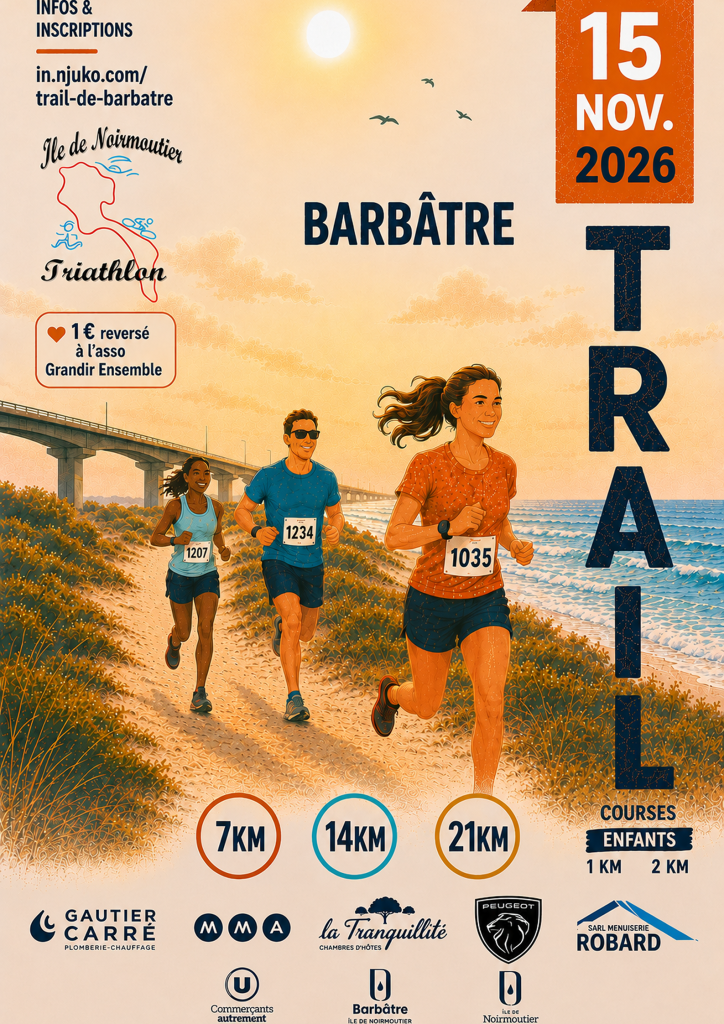15 novembre 2026 - Trail de Barbâtre