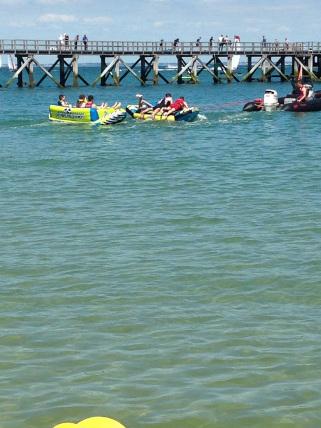 Glisse Events - water ski and wakeboard school - towed rubber ring