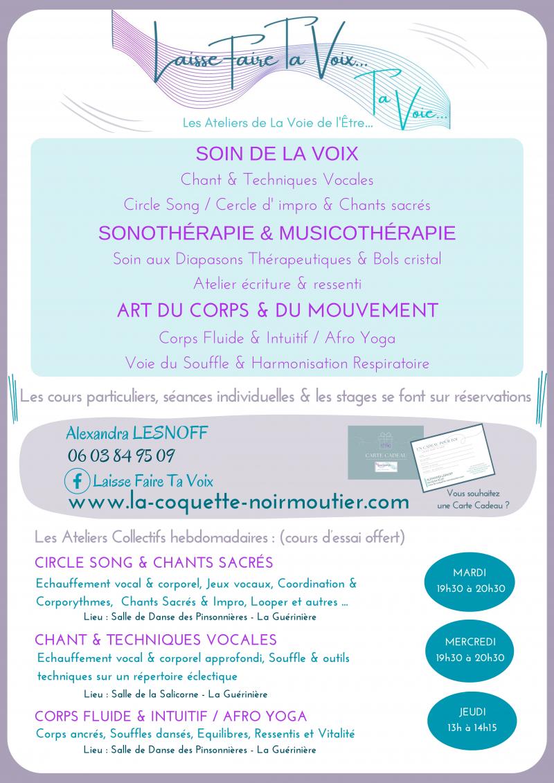 La Coquette - Noirmoutier /                            Centre d' ART & de SOIN