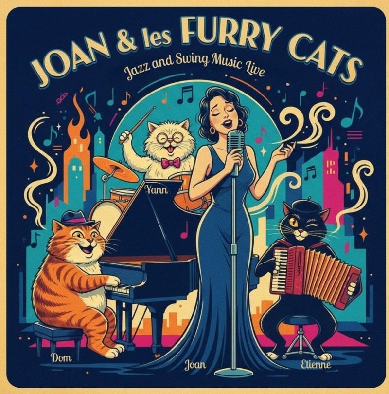 30 avril 2026 - Journée internationale du Jazz - Concert du groupe Joan & The Furry Cats