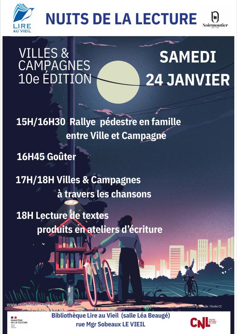 24 janvier 2026 - Nuits de la lecture par Lire au Vieil