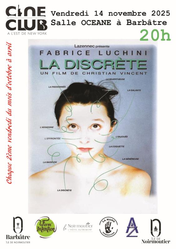 14 novembre 2025 - Projection de film : La discrète