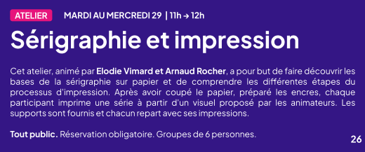 28 octobre 2025 - Festival des Sciences JOUR 4