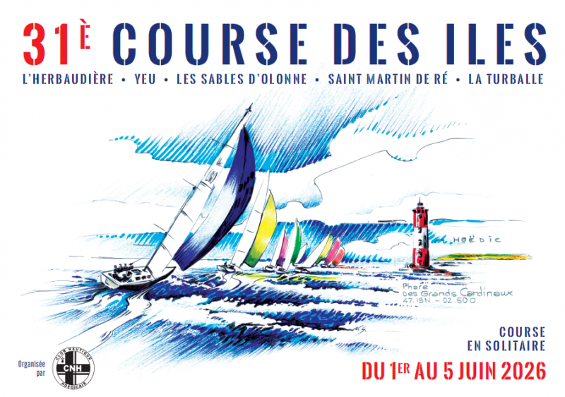 1er juin 2026 - Départ de la 31ème course des îles par le Club Hoedicais