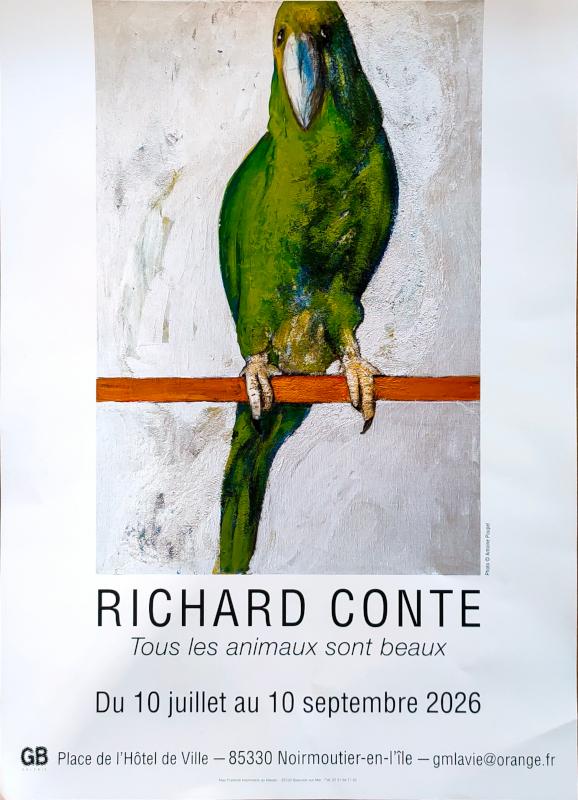 Du 10 juillet au 10 septembre 2026 - Exposition : Tous les animaux sont beaux de Richard CONTE