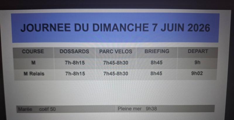 6 et 7 juin 2026 - Triathlon de Noirmoutier