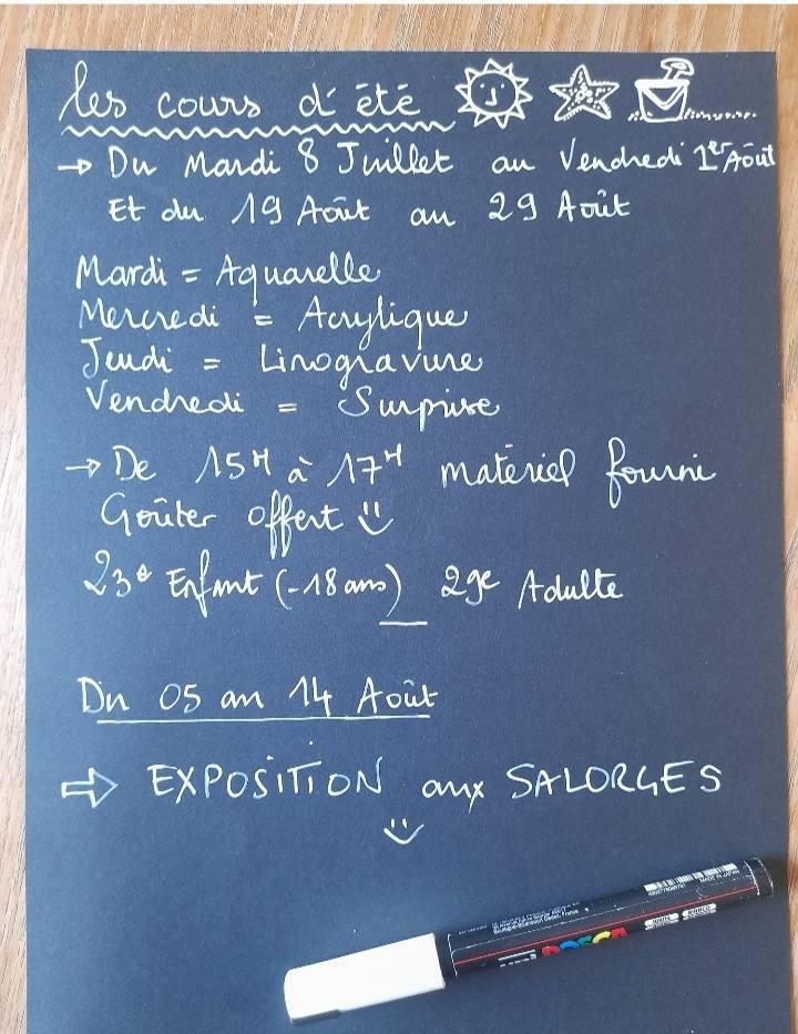 Du 19 au 29 août 2025 - Les cours de l'été de la Fabrik d'Artbouillage