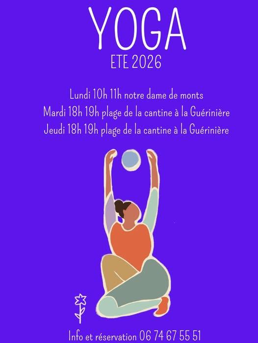 18 août 2026 - Yoga plage avec Pauline