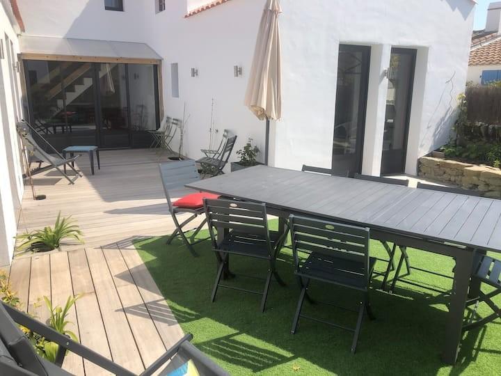 Plage à 50m- Le Vieil - Maison individuelle 10 personnes