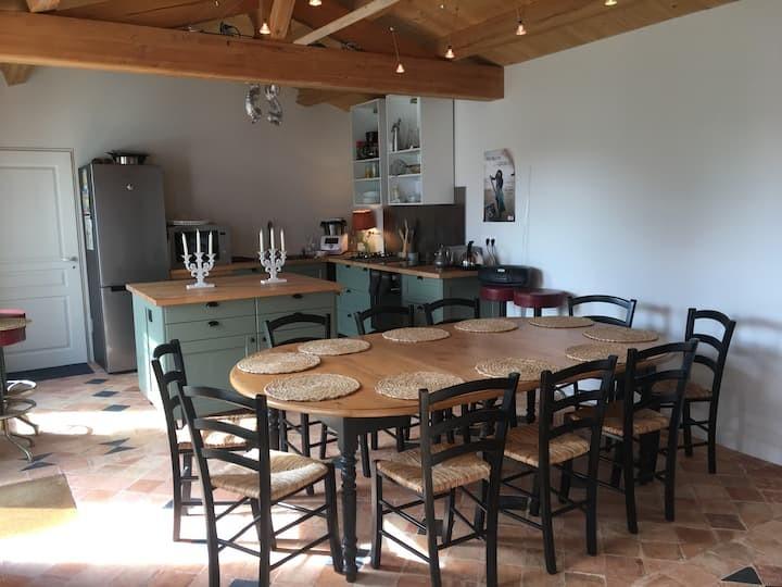 Plage à 50m- Le Vieil - Maison individuelle 10 personnes
