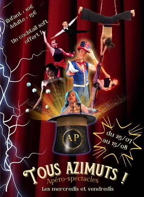 7 août 2026 - Apéro-spectacles avec le Cirque des Merveilles