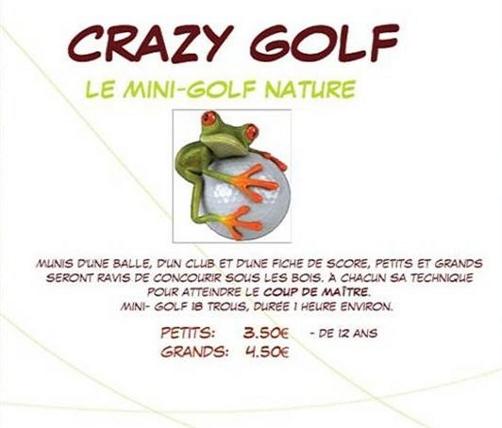 Crazy Golf - le mini-golf nature 