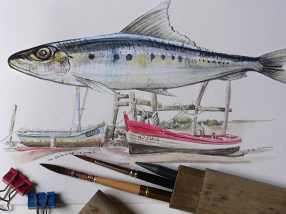 Sardine "Atelier d'Art" - Stages aquarelle/dessin/peinture