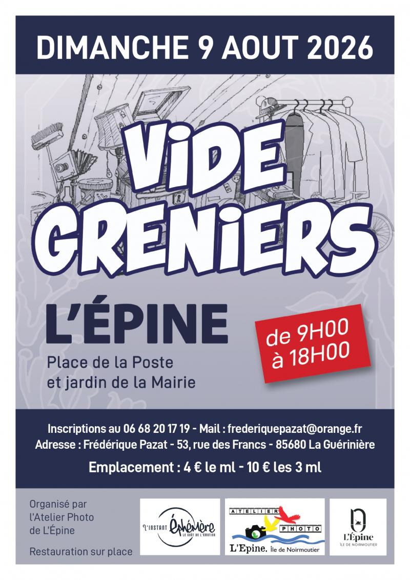 9 août 2026 - Vide-greniers