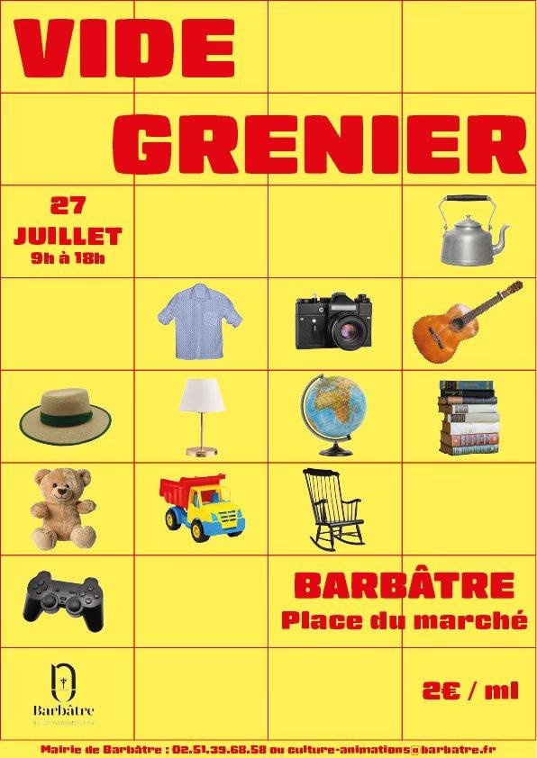 27 juillet 2025 - Vide - grenier