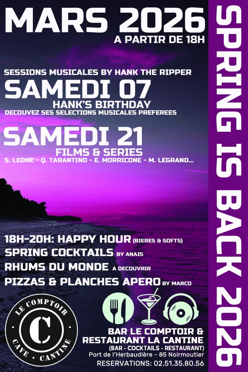 21 mars 2026 - Sping is back au bar Le Comptoir