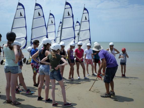 Sel ton Char - Ecole de char à voile