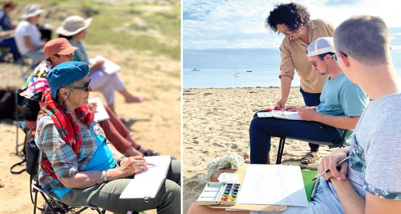 1 Poisson dans l'O - Cours de dessin et d'aquarelle