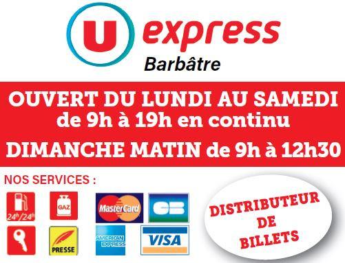 U Express Barbâtre - Supermarché