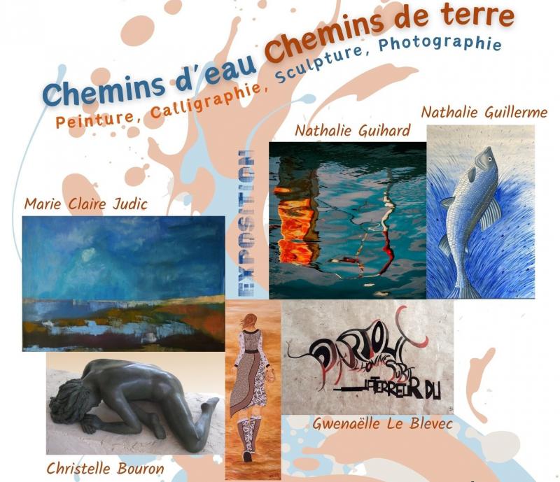 Du 11 au 17 août 2025 - Exposition CHEMINS D'EAU, CHEMINS DE TERRE par le Collectif Créative PluriELLE