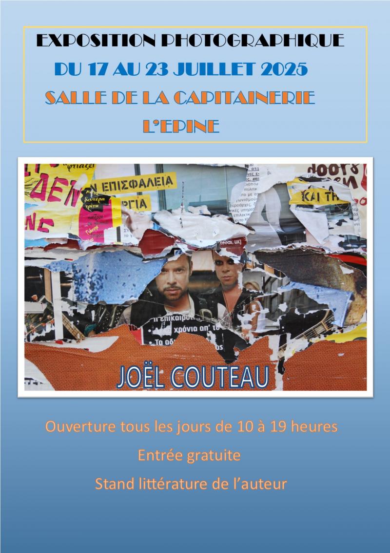 Du 17 au 23 juillet 2025 - Exposition : JE M'AFFICHE par Joël COUTEAU