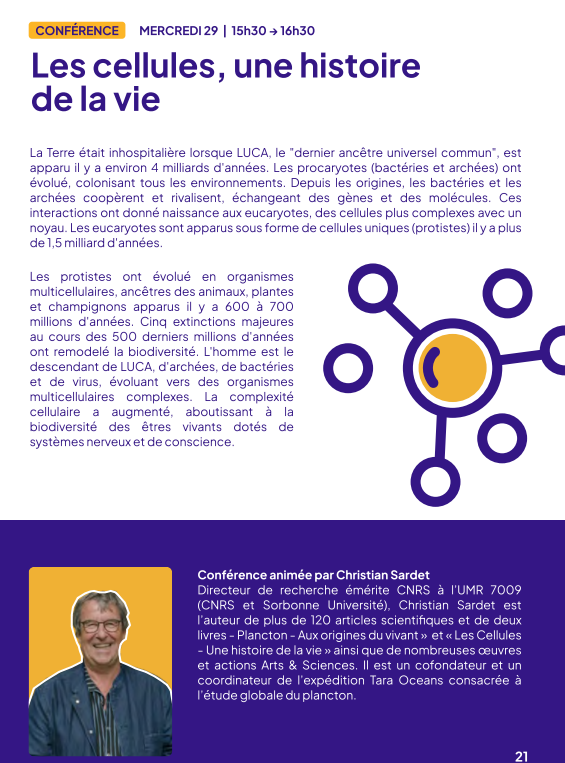 29 octobre 2025 - Festival des Sciences JOUR 5