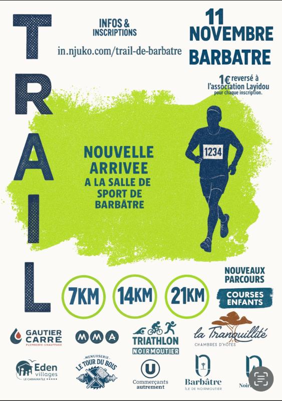 11 novembre 2025 - Trail de Barbâtre