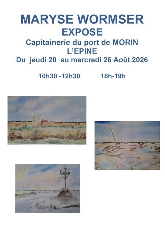 Du 20 au 26 août 2026 - Exposition des paysages de l'île par Maryse WORMSER