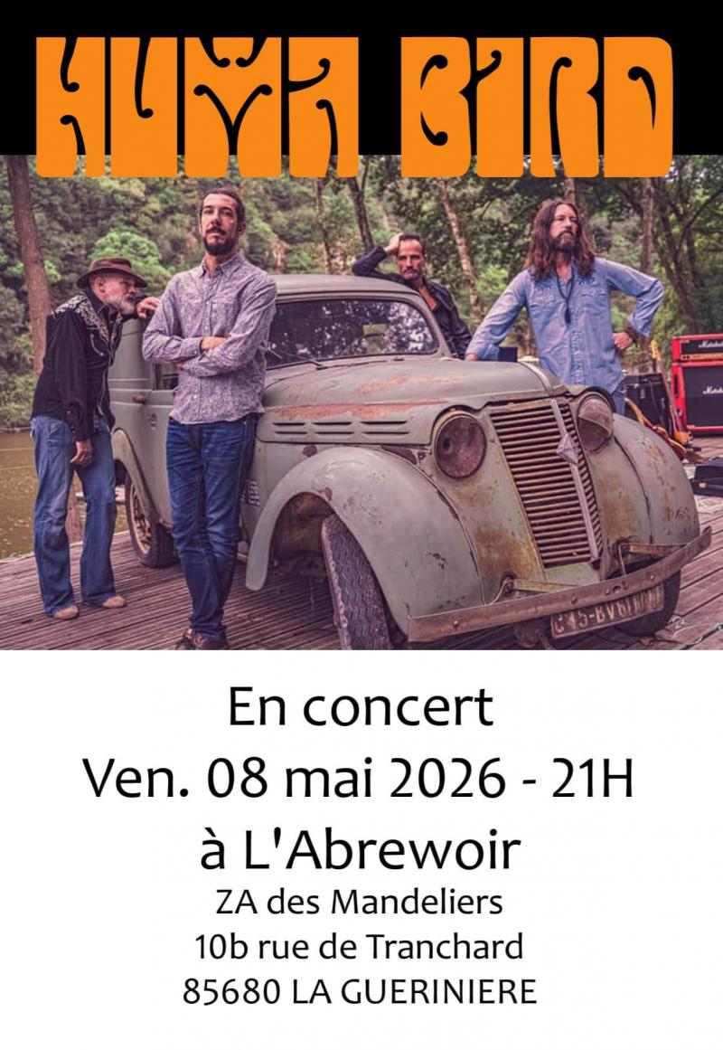 8 mai 2026 - Concert : Huma Bird