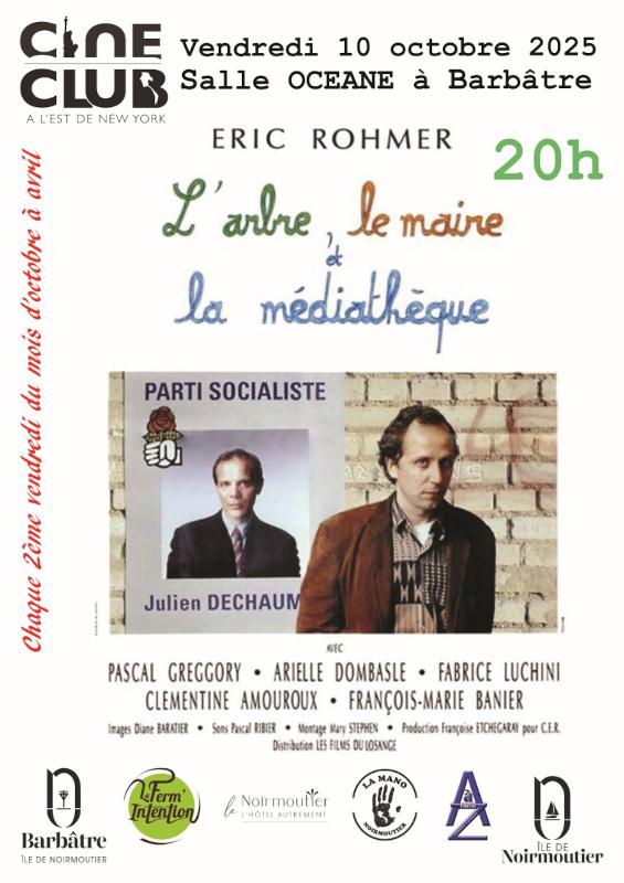 10 octobre 2025 - Projection de film : L'arbre, le maire et la médiathèque