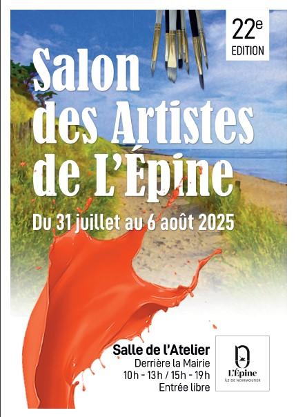 Du 31 juillet au 6 août 2025 - Salon des Artistes Peintres de l'Épine