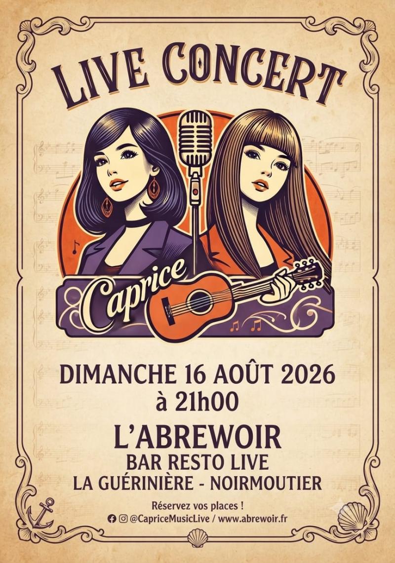16 août 2026 - Concert : Caprice à l'Abrewoir