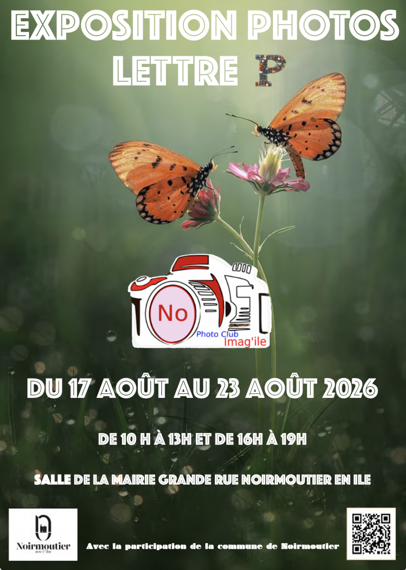 Du 17 au 23 août 2026 - Exposition photos par l'association photo club Imag'île