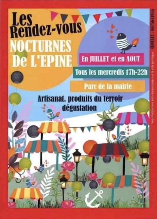 12 août 2026 - Marché : Les Rendez-vous nocturne de l'Épine