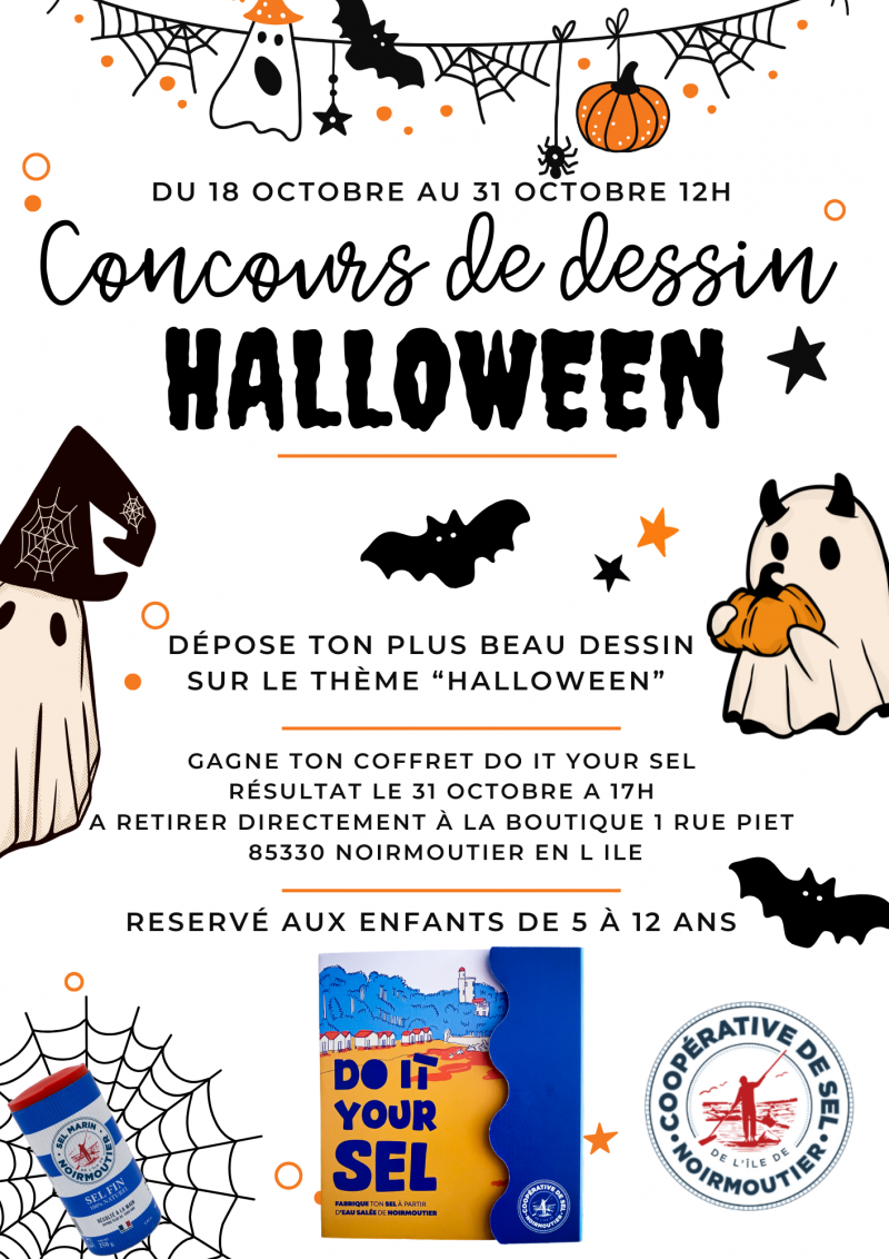 Du 29 au 31 octobre 2025 - Animations d'halloween : Concours, quizz et atelier