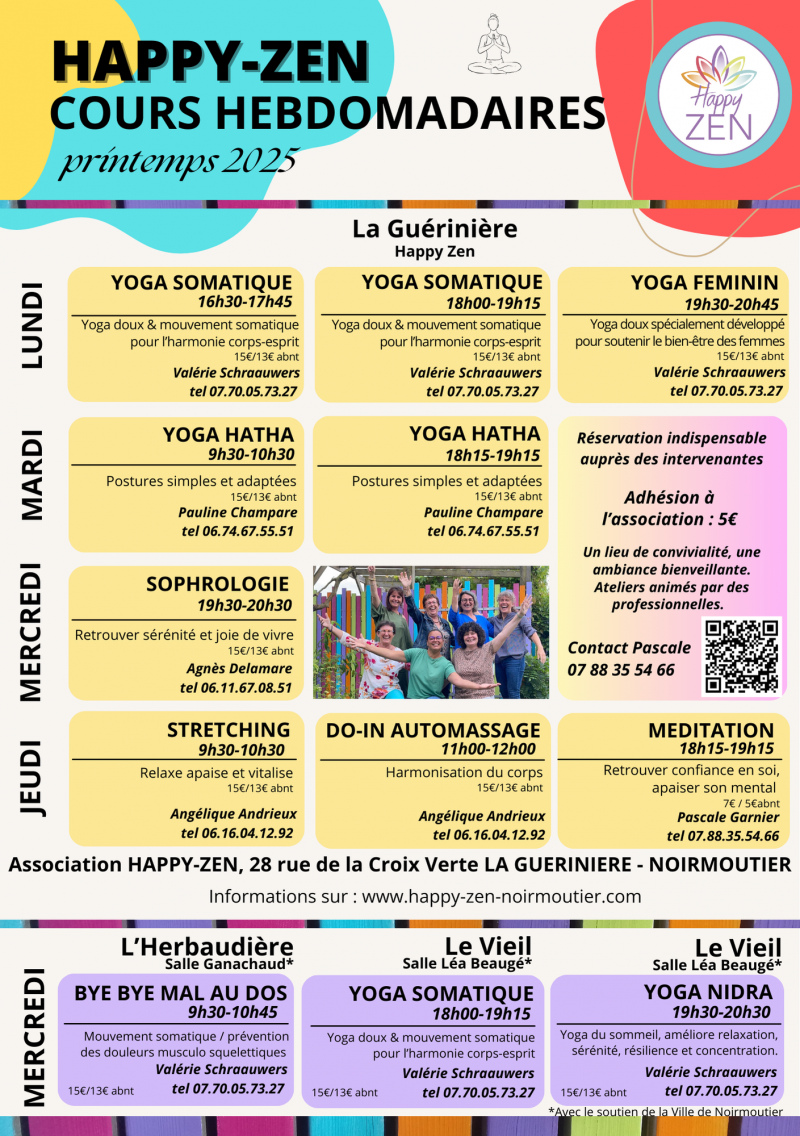Association Happy-Zen - Ateliers et cours de bien-être
