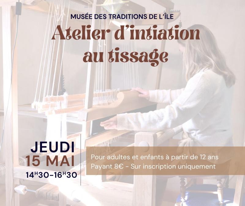 15 mai 2026 - Atelier d'initiation au tissage