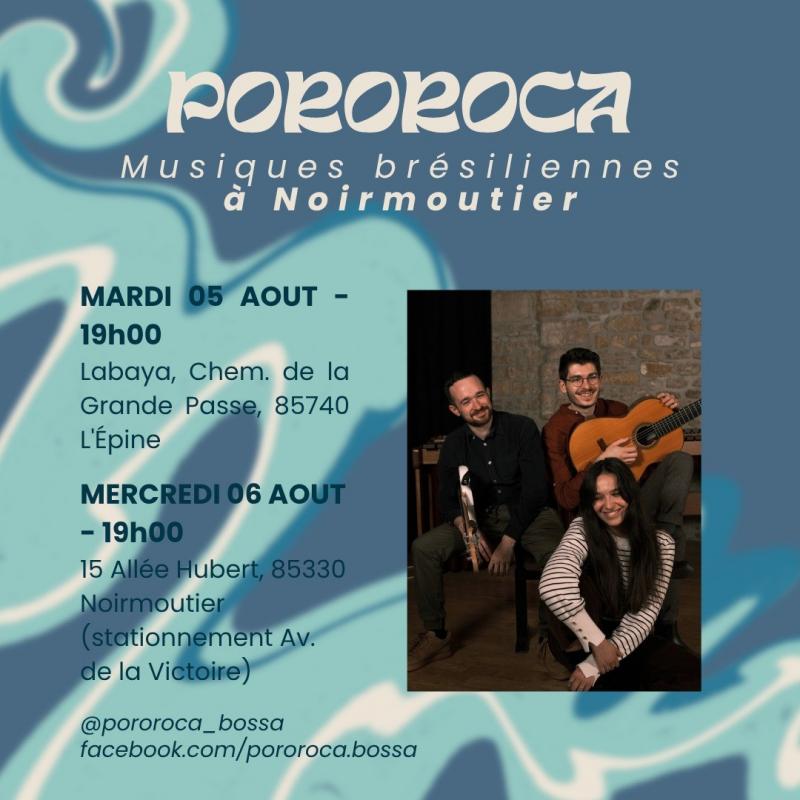 6 août 2025 - Concert Pororoca - Musique brésilienne