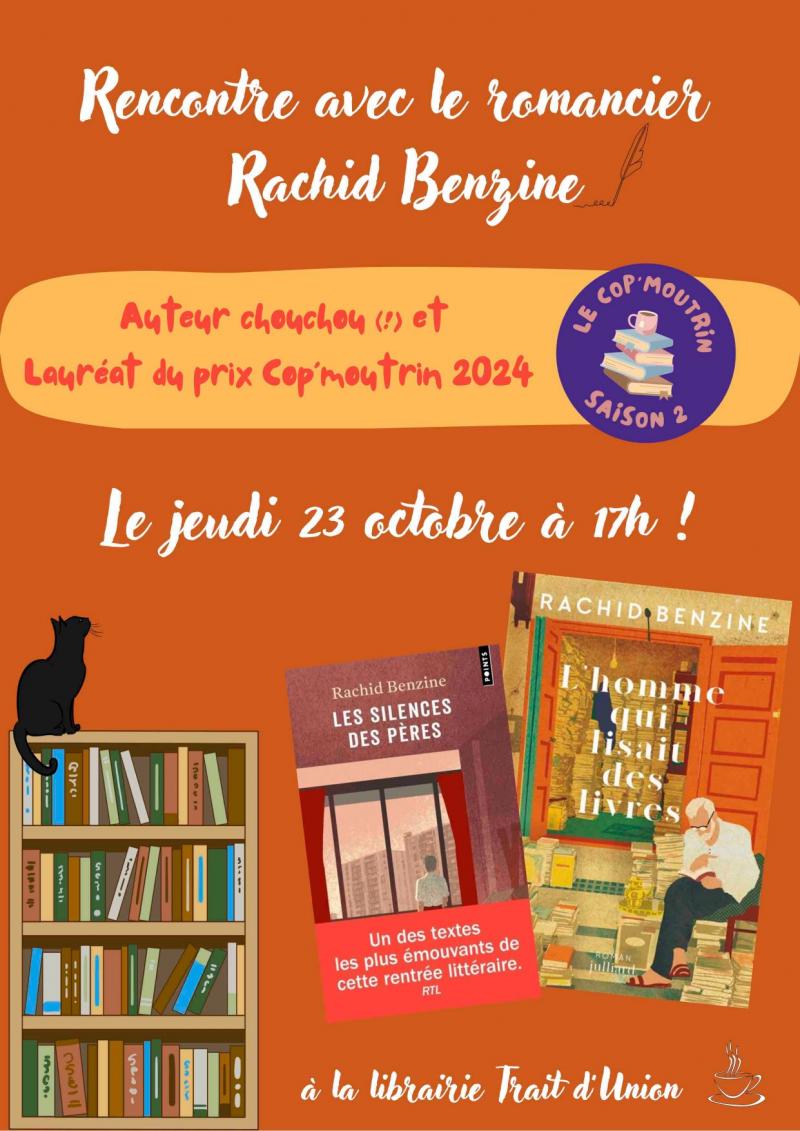 23 octobre 2025 - Rencontre avec le romancier Rachid Benzine