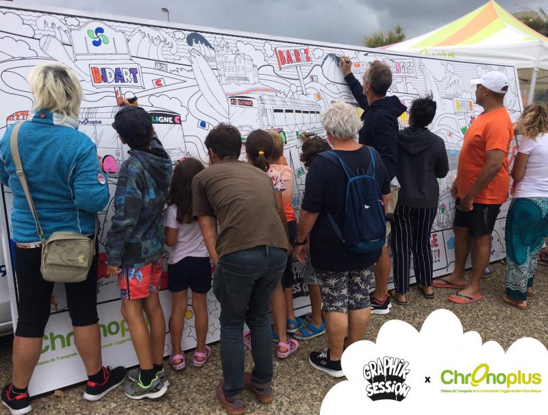 21, 22 et 23 octobre 2025 - Fresque coloriage géant : Graphik Session