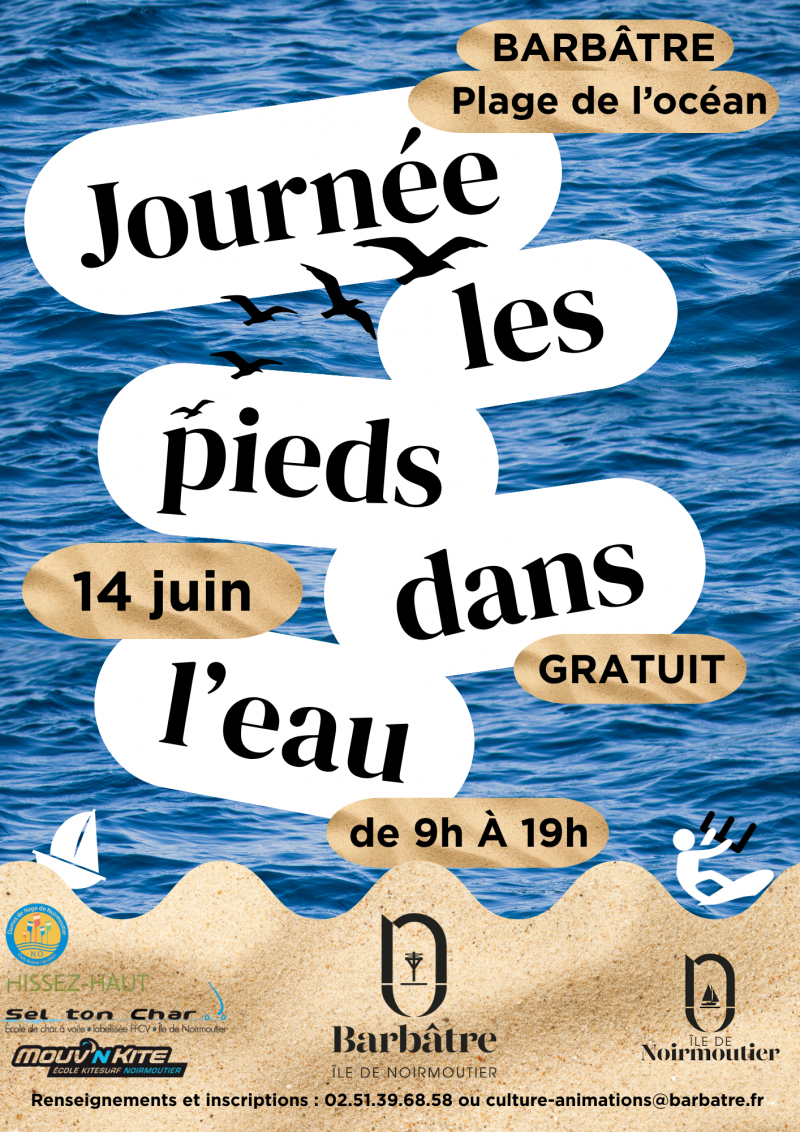 14 juin 2026 - La journée les pieds dans l'eau
