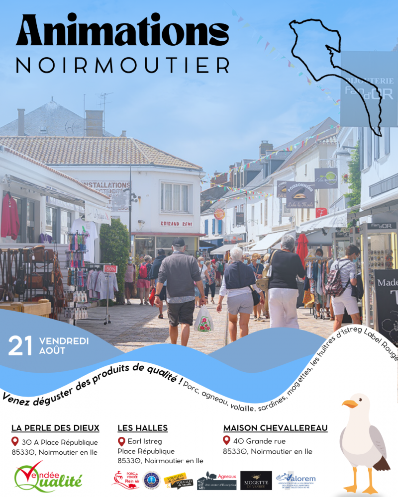 21 août 2026 - Animations par Vendée Qualité