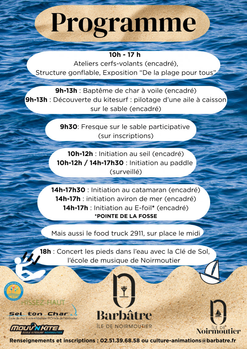 14 juin 2026 - La journée les pieds dans l'eau