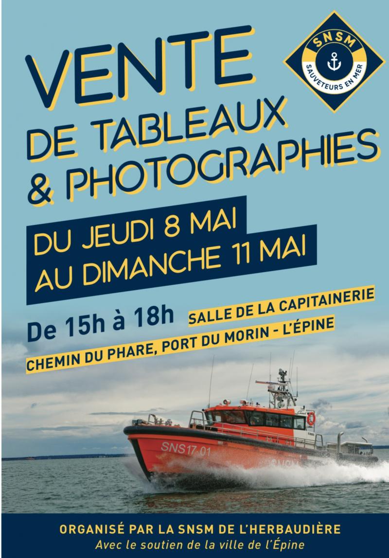 Du 8 au 11 Mai 2025 - Vente de tableaux & photographies