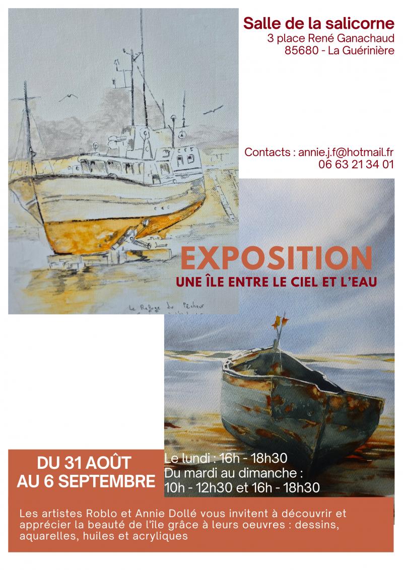 Du 31 août au 6 septembre 2026 - Exposition : Une île entre le ciel et l'eau