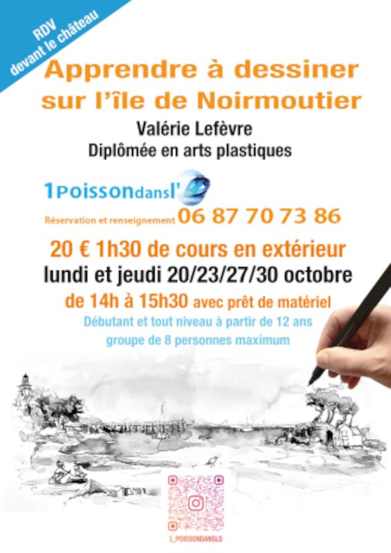 23 octobre 2025 - Atelier dessin : Les ruelles et le port de Noirmoutier