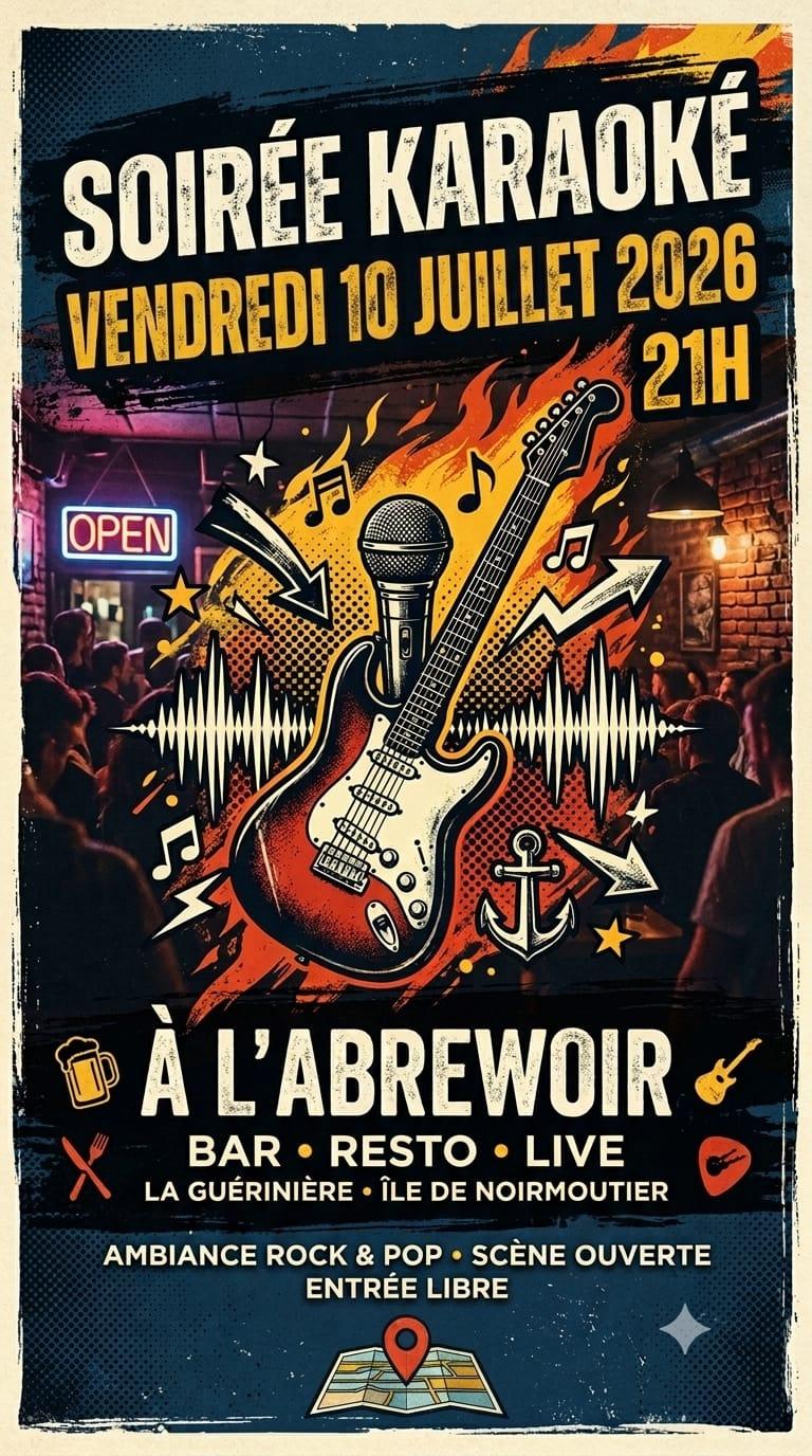23 juillet 2026 - Soirée karaoké à l'Abrewoir