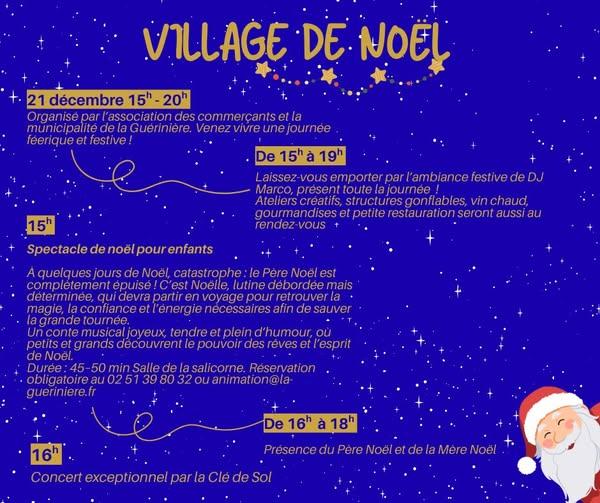 21 décembre 2025 - 2ème édition : Village de Noël