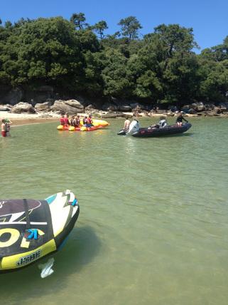 Glisse Events - water ski and wakeboard school - towed rubber ring