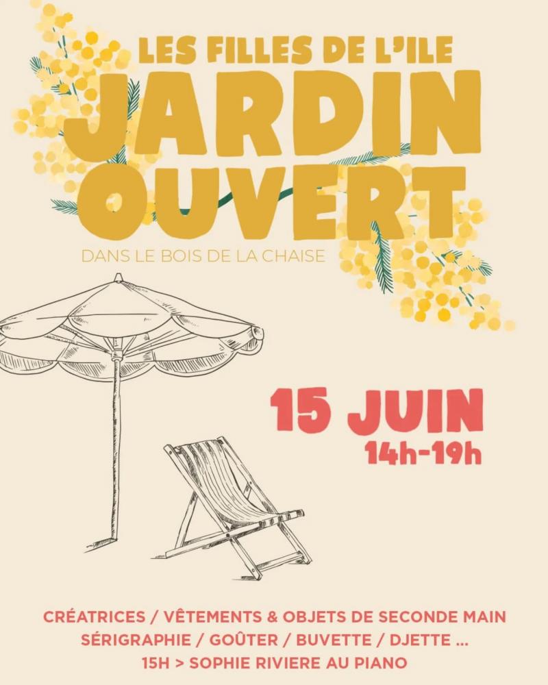15 juin 2025 - Les filles de l'ile Jardin ouvert dans le Bois de la Chaise